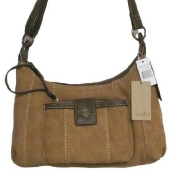 Zip Closure Hobo Crossbody Bag with Wristlet by Bolo - New - Picture 1 of 13